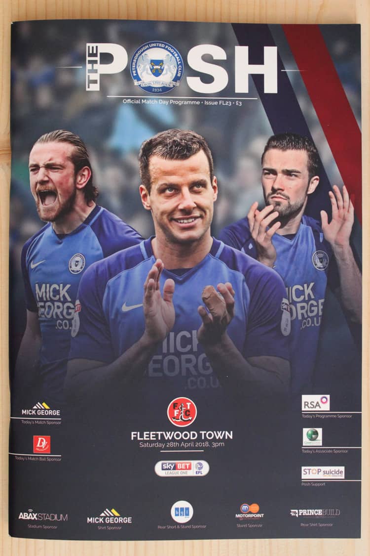 Peterborough United FC v Fleetwood Town FC